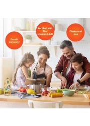 عافية قارورة زيت دوار الشمس نقي مدعم بفيتامينات أ د والزنك سعة 1.5 لتر