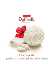 رافاييلو حلوى جوز الهند واللوز، حزمة متعددة، 15 قطعة، 150 غرام