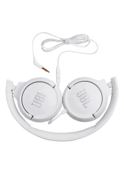 JBL Tune 500 Wired Headphone With Deep Pure Bass Sound White