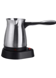 Stainless Steel Portable Electric Turkish Coffee Maker and Water Kettle, 500ML / 5-Cup Coffee Pot, Fast Heating, Ideal for Turkish Coffee, Espresso, Hot Water