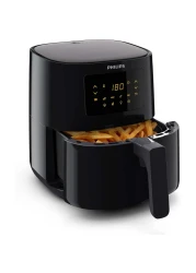 PHILIPS Essential Airfryer 1400W 4.1L, Digital, 7 presets, black body/blackhandle, 50hz HD9252