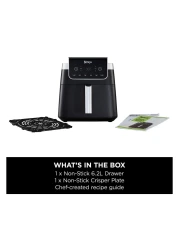 نينجا ماكس برو مقلاة هوائية، AF180ME، أسود، 6.2 لتر