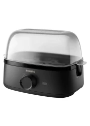 Philips 3000 Series Egg Cooker HD9137/91, 400 W, Black, Polypropylene