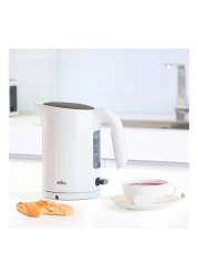 Braun PurEase Water Kettle WK 3110 WH, 3000 W, 1.7 L, White, Plastic, BPA Free