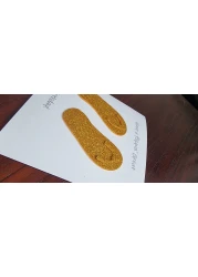 Gold Flip flop Birthday card