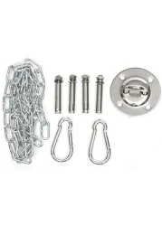 Swing chair can be hung at home and outside the bedroom, garden and yard, black color