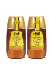Al Shafi 100% Natural Honey – Twin Squeeze Bottles (2 × 400 g)