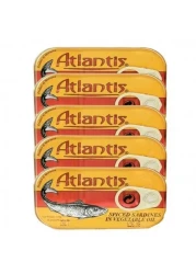 Atlantis Spiced Sardines in Vegetable Oil – 125 g Easy‑Open Can