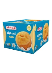 Americana Vanilla Filled Cupcake 25g Pack of 18