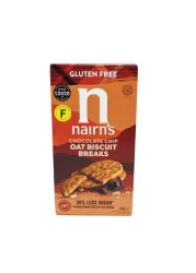 Nairns Gluten Free Oats And Chocolate Chip Biscuits Breaks 160g