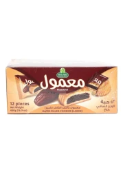 حلواني إخوان معمول محشو بالتمر بحجم 40 غرام حزمة من 12