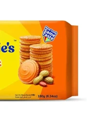 جوليز بسكويت شطيرة زبدة الفول السوداني 180 غرام