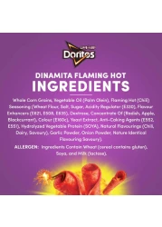 Doritos Flamin' Hot Dinamita Chips Tortilla Spicy Nachos 145g