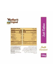 Storck Werther's Original Soft Cream Caramel Toffees, 100g