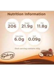 Galaxy Hazelnut Chocolate Bar, 36g Pack of 24
