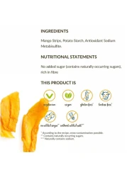 Seeberger Dried Mango Strips, 100g
