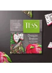 تيس ديكويري بريز أكياس شاي أخضر بذوق فاكهة التنين على شكل أهرامات 20 كيس