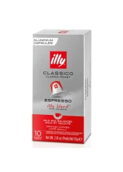 Illy Classico Classic Roast Espresso Ground Coffee 10 Capsules