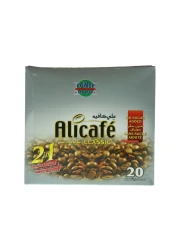 علي كافيه كلاسيك 2 في 1 أكياس قهوة بريمكس 12 غرام × حزمة من 20 كيس