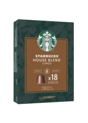 ستاربكس هاوس بلاند كبسولات قهوة لونغو متوسطة التحميص، 18 كبسولة، 103 غرام