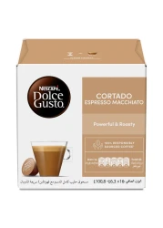 Nescafe Dolce Gusto Espresso Macchiato Cortado Coffee, 16 Capsules