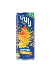 راني فلوت عصير خليط الفواكه مانغو خوخ عنب تفاح إجاص بدون سكر مضاف 240 ملل حزمة من 6
