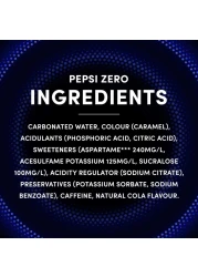 Pepsi Zero Cola Beverage Cans 155ml Pack of 15