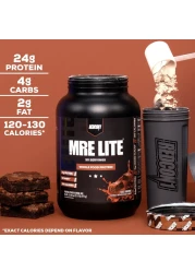 REDCON1 Redcon1 Mre Lite (Strawberry Shortcake) 30 Servings, Animal Based Protein, Contains No Whey, No Bloating, Keto Friendly, 2G Sugar, 24G Protein Protein Meal Replacement By