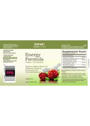 GNC - Herbal Plus Energy Formula
