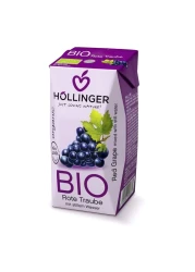 Hollinger Bio Organic Red Grape Juice 200ml Pack of 3