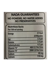 Nada UHT Lacto Free Full Cream Milk 1L