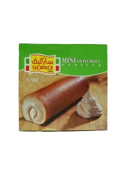 سارا ميني سويس رول بنكهة الفانيليا 25 غرام حزمة من 20