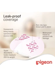 Pigeon Honeycomb Breast Pads 16592 White 36 PCS
