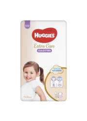 Huggies Extra Care Soft Cloud Culottes Baby Diaper Pants Size 6 15-25kg Jumbo Pack 40 Pants