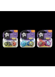Tommee Tippee Closer To Nature Night Time Soother TT43336264 Blue Pack of 2