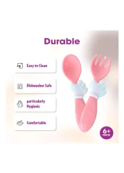 Minnie Patterned Fork and Spoon TRHA29055