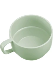 Inochi Amori Baby Feeding Set, Self Feeding For Toddlers &amp; Kids, Toddler Cutlery Kit, Reusable Odorless BPA Free, Dishwasher &amp; Microwave Safe, Plate Bowl Spoon Fork Cup, Milky Orange + Tea Green 6pcs