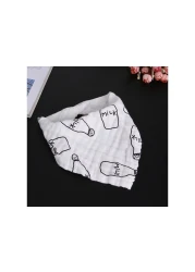 Eazy Kids - Muslin Bandana Bibs - Set of 3- Black &amp; White