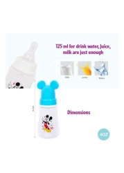Mickey Printed Feeding Bottle with Mickey Character Cap TRHA29046 125ml