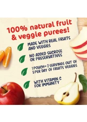 نستله سيرلاك طعام أطفال مهروس فواكه موز، تفاح، إجاص وخوخ 90 غرام