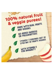 نستله سيريلاك ماي فيرست مزيج فواكه وحبوب وموز وتفاح وشوفان للأطفال من عمر 6 أشهر، 90 غرام حزمة من 4