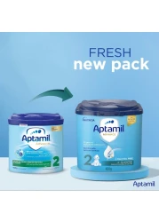 Aptamil Advance Follow On Milk Formula Palm Oil Free Stage 2 From 6 To 12 months 400g
