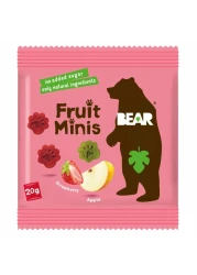 Bear Dino Paws Strawberry And Apple Pure Fruit Snacks 20g Pack of 5