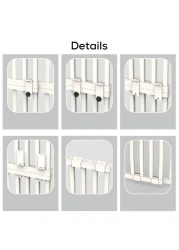 Baby Safe - Gate Extension 40cm Tall Metal Safety Gate - White