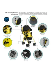 Warner Bros Batman Printed Adventure Stroller With Storage Cabin 3-36 months Multicolour