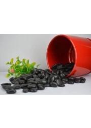 Vsell24&trade; Black Stones 1-2 cm - Decorative Stones for Garden Landscaping, Aquariums, and Craft Projects 5 KG