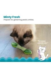 Petstages Fresh Breath Mint Stick Dental Cat Chew Toy