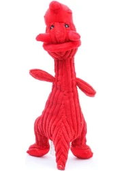 Plush Pet Flying Dragon Dog Toy Multicolor - 3pc