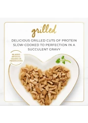 Purina Fancy Feast Grilled Chicken Feast in Gravy Wet Cat Food Can, 85g Pack of 6