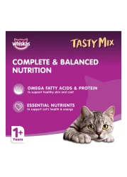 Whiskas Tasty Mix Mix Land &amp; Sea Collection Wet Cat Food 70g Pack of 12